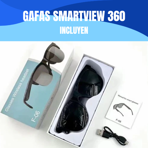 Gafas Inteligentes con Auriculares Inalámbricos